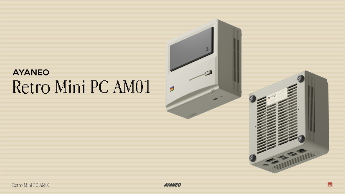 Ayaneo's Macintosh Style Retro Mini PC AM01 Is Here, Hands-On