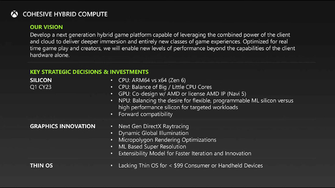 Next-Gen Xbox Game Console Specs Leak Reveals A Zen Surprise And Pricing Strategy