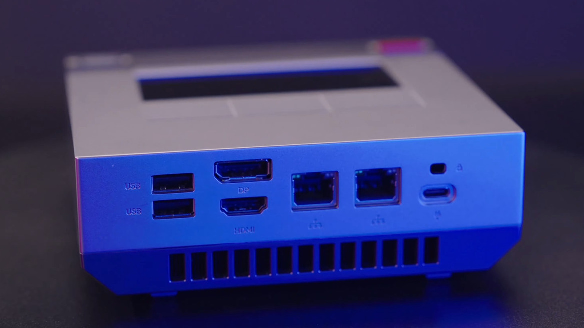 Ayaneo Teases Retro Mini PC AM02 With A 4-Inch Touch Display, Ryzen 7 7840HS CPU