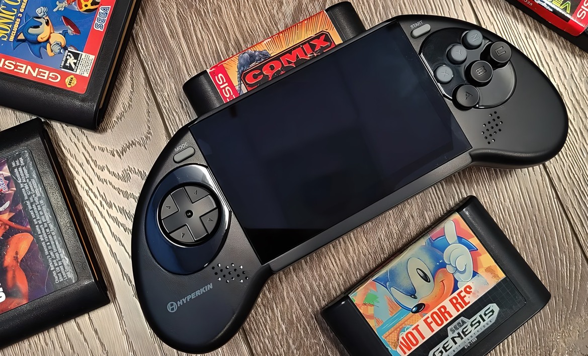 Hyperkin Unveils Mega 95 Handheld Sega Genesis With Support For Retro Game Cartridges