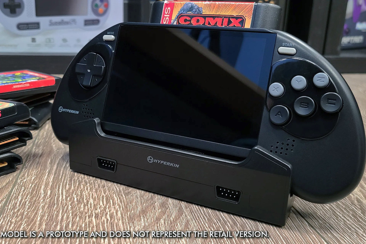 Hyperkin Unveils Mega 95 Handheld Sega Genesis With Support For Retro Game Cartridges