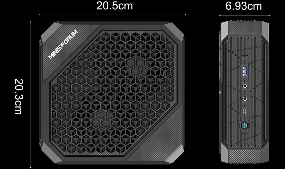 Minisforum’s Neptune Mini PC Couples Ryzen 7 7840HS With RX 6650M GPU