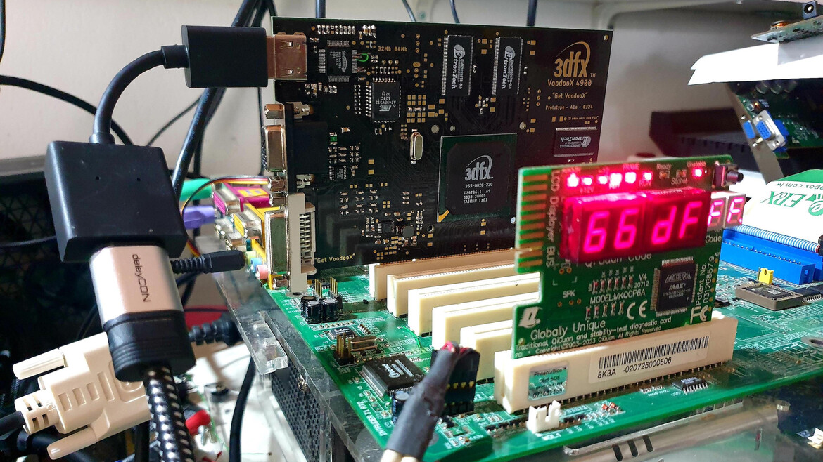 VoodooX 3dfx 4900 Project Gets A Sleek Black Makeover And HDMI For Crispy Graphics