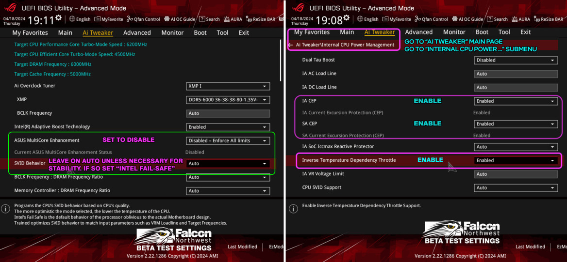 UPDATE: Falcon Northwest Finds Potential Fix For Intel Raptor Lake Game Crash Bug