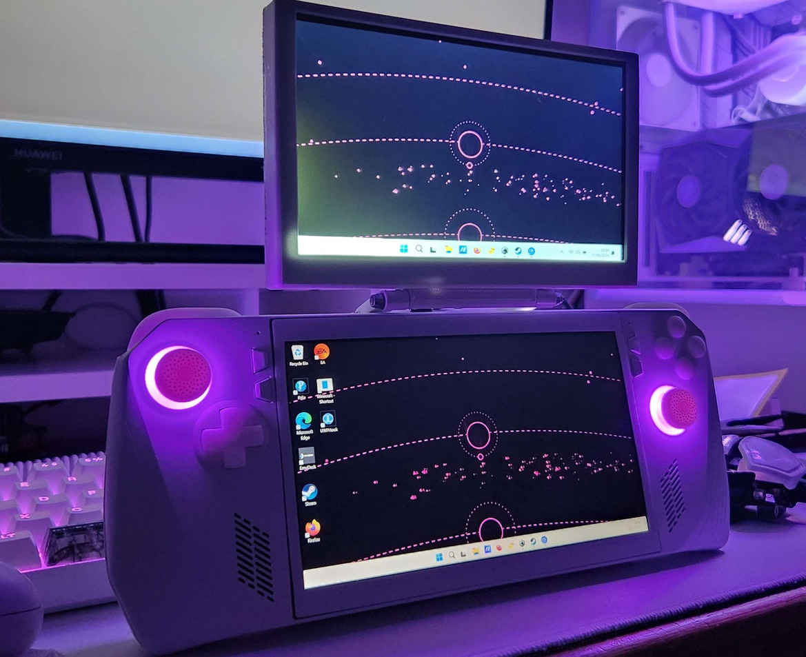 Sweet ASUS ROG Ally Mod Turns Handheld Into A Dual Screen Gaming Device