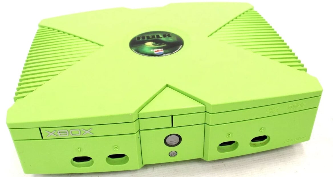 This Ultra-Rare Pepsi Promo Hulk Xbox At Auction Is A Gaming Collector's Dream