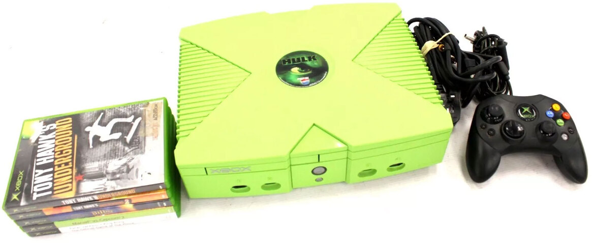 This Ultra-Rare Pepsi Promo Hulk Xbox At Auction Is A Gaming Collector's Dream