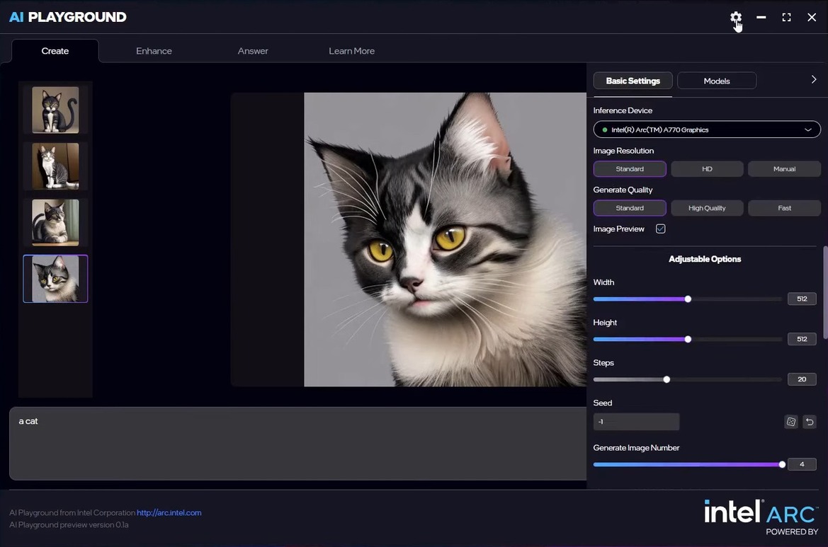 Intel AI Playground Is An AI PC Starter App For Arc GPUs And It's Free