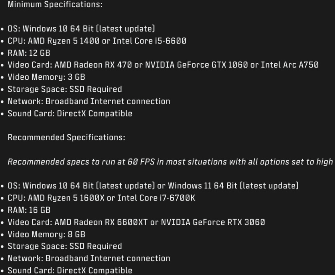 Call Of Duty: Black Ops 6 PC Requirements Unveiled: Do You Have The Firepower?