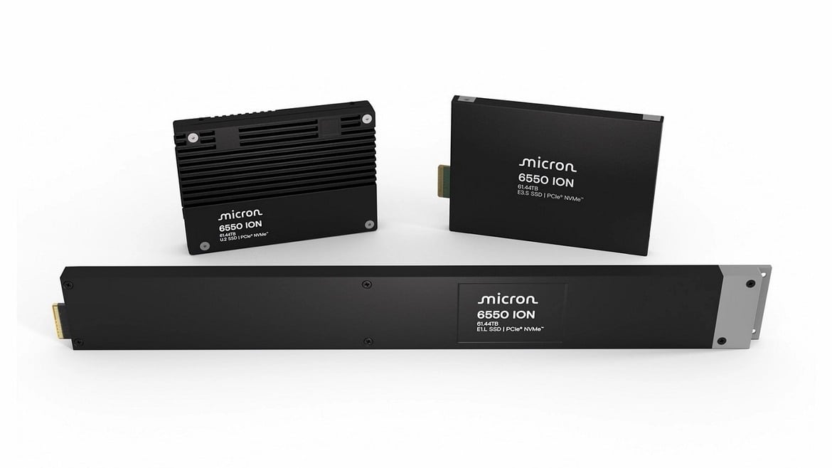 Your SSD Is Not As Capacious As Micron's Beastly New 60TB PCIe 5.0 Storage Drive
