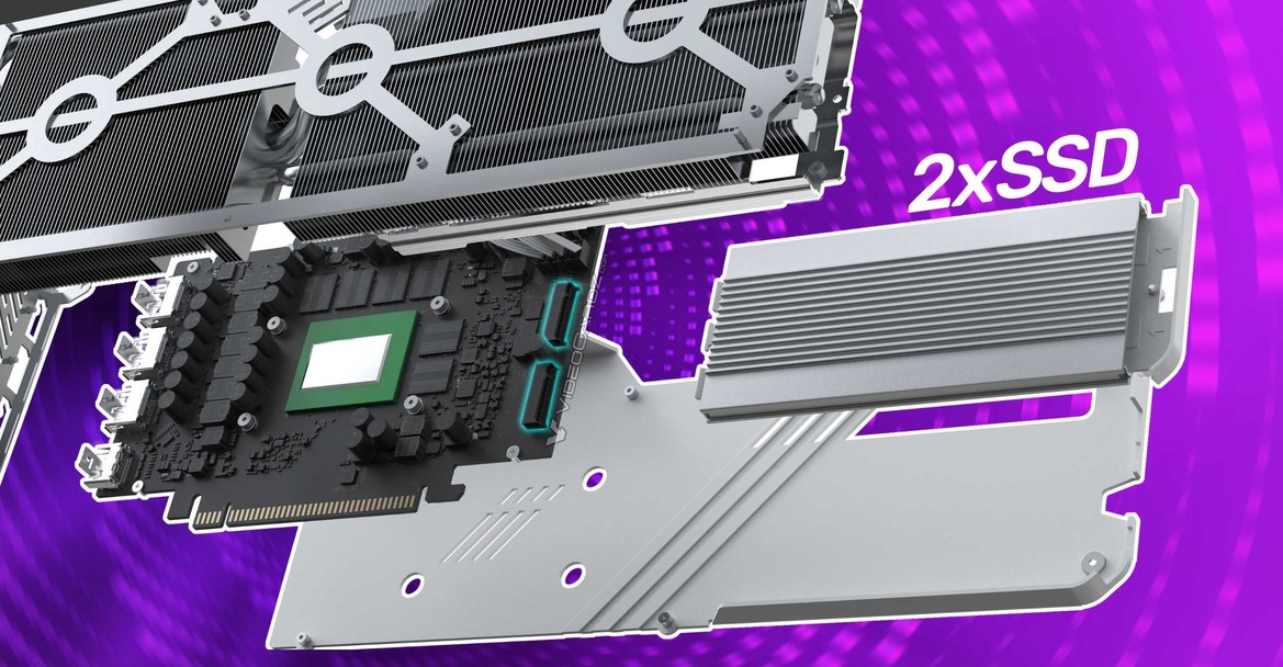 Intel Arc B580 Battlemage Graphics Card Spotted With Dual M.2 SSD Slots
