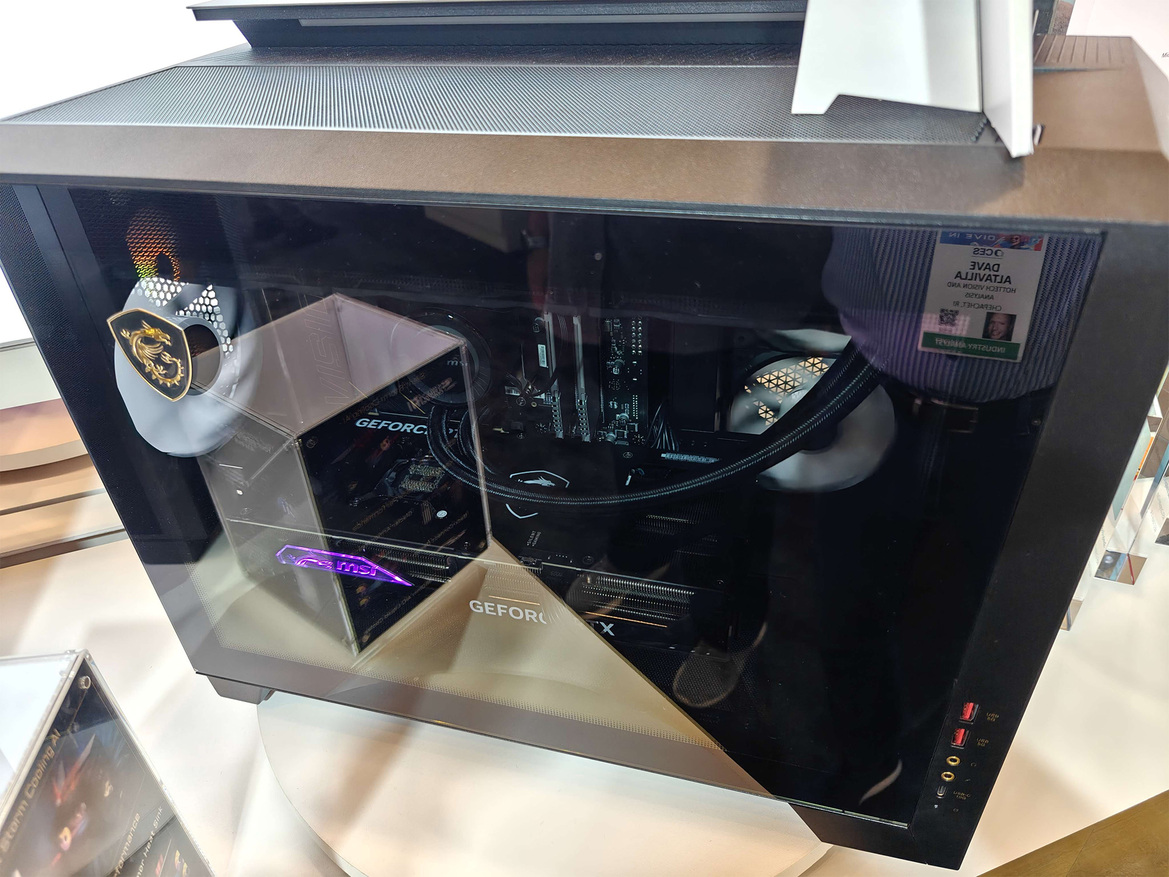 MSI's Meg Vision X AI Gaming Desktop Packs RTX 50 Hardware And A Sweet Display