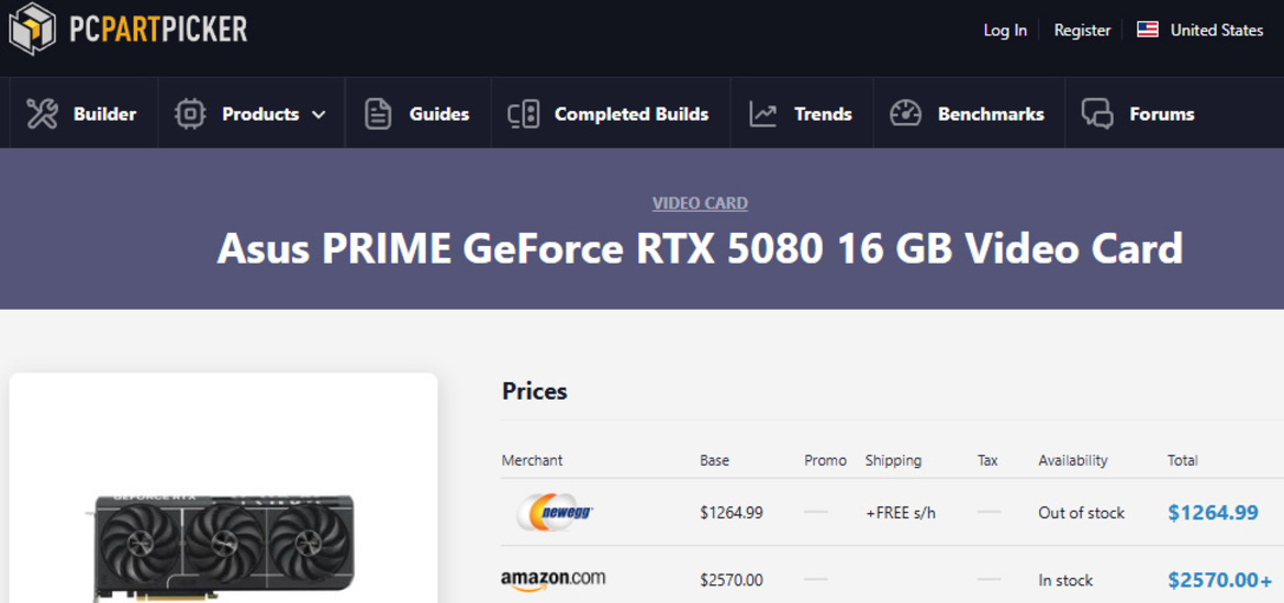Newegg Blames Tariffs For Skyrocking GeForce RTX 5090 And 5080 GPU Prices