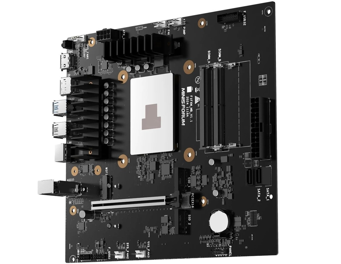 Tiny Minisforum Mobo Packs A Ryzen 9 7945HX3D For A 3D V-Cache Gaming Boost