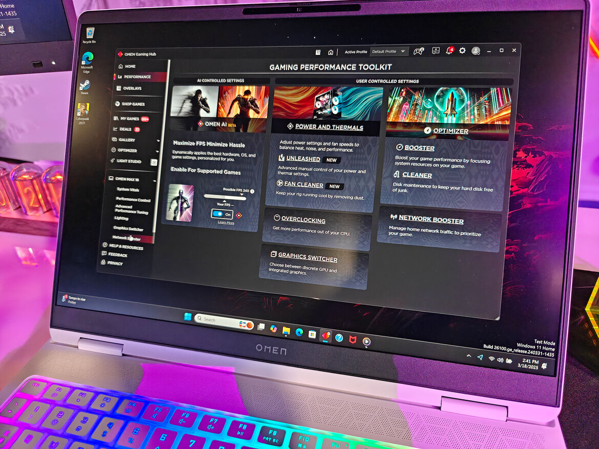 Hands-On HP Omen Max 16: First Arrow Lake HX Gaming Laptop With RTX 5090