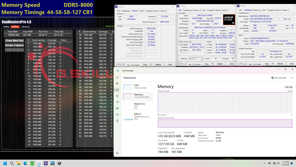 G.Skill Unveils First Big 128GB DDR5 Memory Kit To Hit A Blistering 8000MHz
