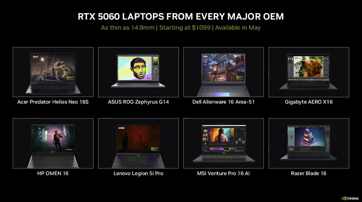 NVIDIA Unveils GeForce RTX 5060 Family, Bringing Blackwell Under $500