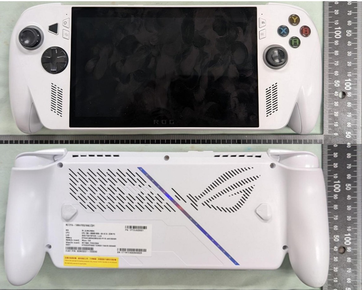 ASUS ROG Ally 2 And Xbox Handheld Specs And Photos Leak At FCC