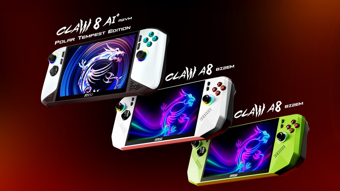 MSI Claw A8 Handheld Goes Ryzen For The First Time, Rocks 24GB Of RAM