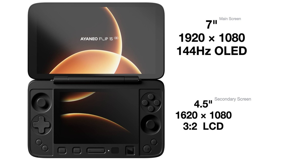 Ayaneo's Flip 1S DS Handheld Is A PC Gaming Salute To Iconic Nintendo DS
