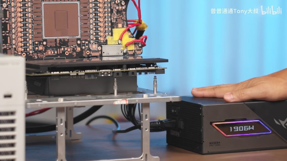 Forget Plastic, ASUS RTX 5090 BTF Metal Connector Survives 1900W Torture Test