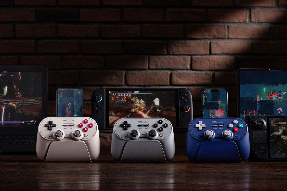 8BitDo Pro 3 Controller With Swappable Buttons & Switch 2 Support Is Up For Preorder
