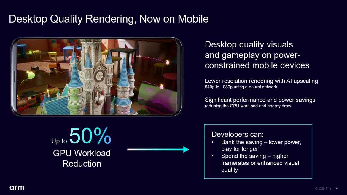 Arm Neural Super Sampling Set To Bring DLSS-Style Upscaling To Mobile GPUs