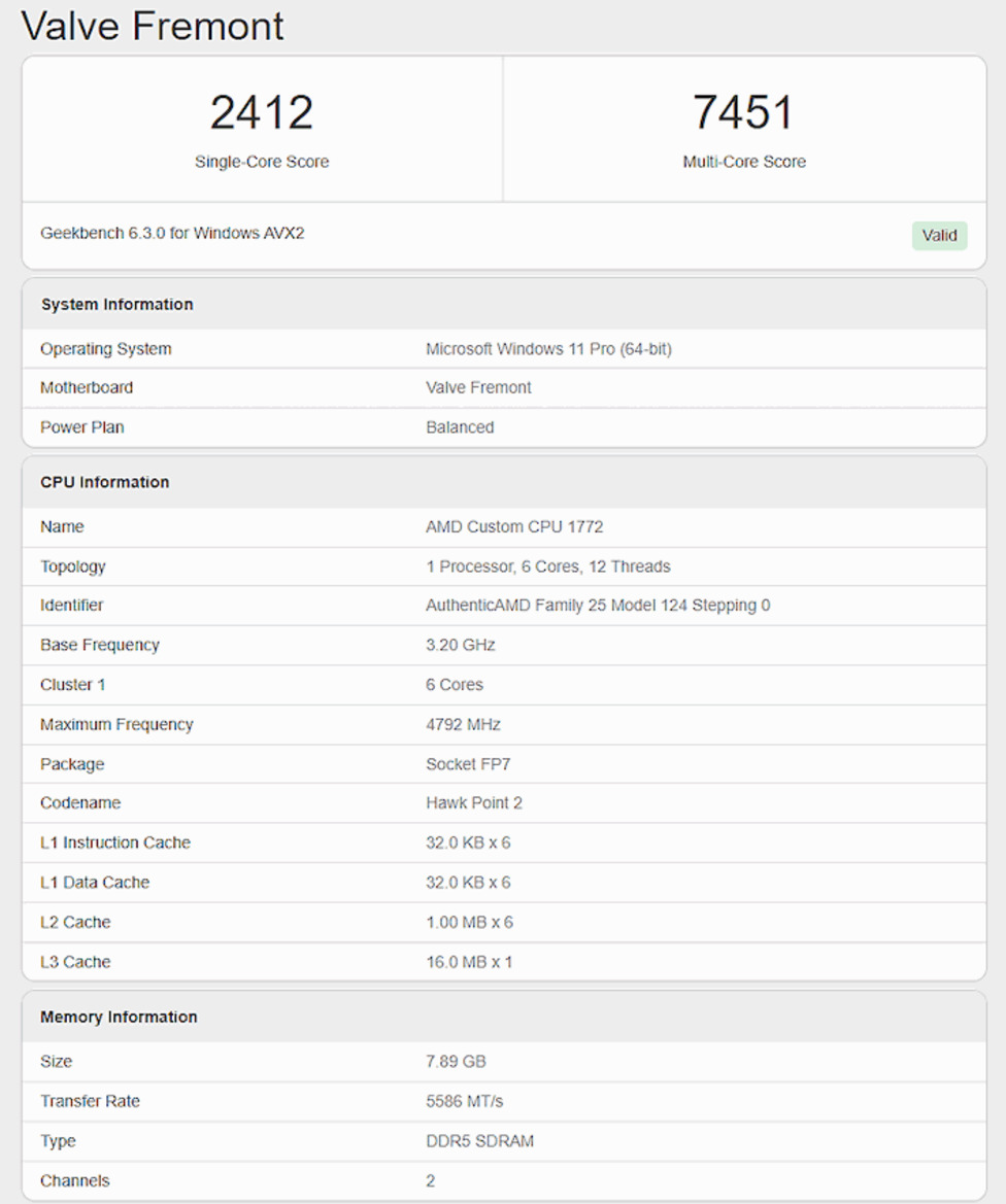 Valve Fremont Spotted In Benchmark Leak, Are Steam Machines Coming Back?