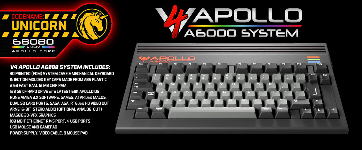 New V4 Apollo A6000 Is The Most Powerful 68K Amiga Ever And It Sold Out Immediately