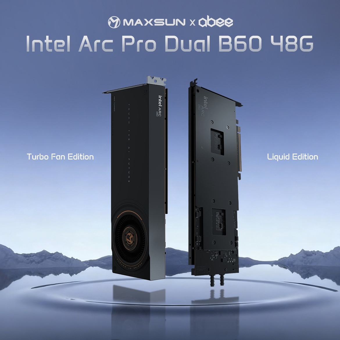 Maxsun Intel Arc Pro B60 Dual 48GB Liquid Edition Arrives With Dual Battlemage GPUs