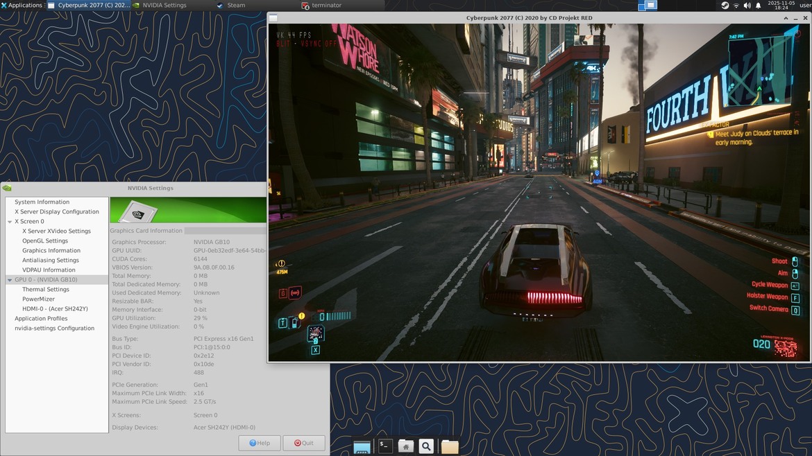 NVIDIA DGX Spark Spotted Running Cyberpunk 2077 & Emulated PS3/Xbox Games