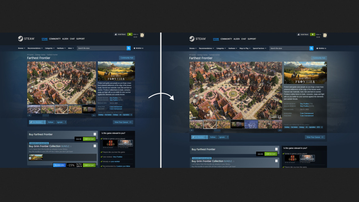 Steam Store Gets A Redesign With Wider Pages, Higher Res Images & More