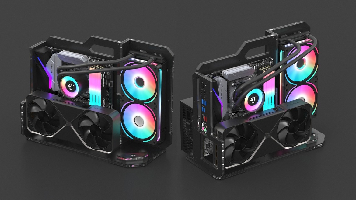 Geeek’s $69 EXO 1 Is A Lightweight Open‑Air Case With Big GPU Support