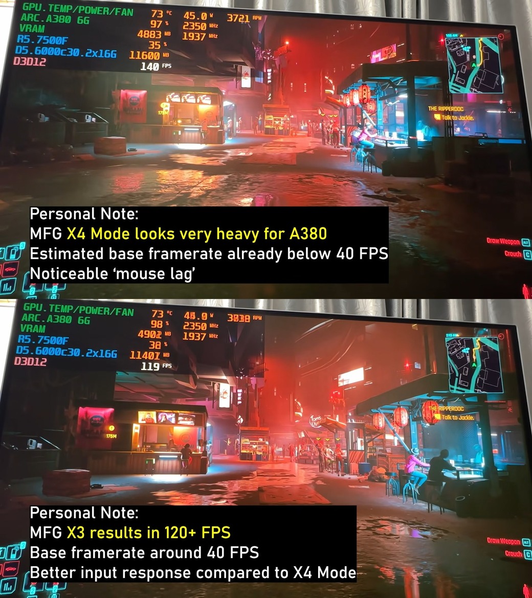 Intel Arc A380 Hack Runs XeSS 3 Multi-Frame Generation For A Big FPS Boost