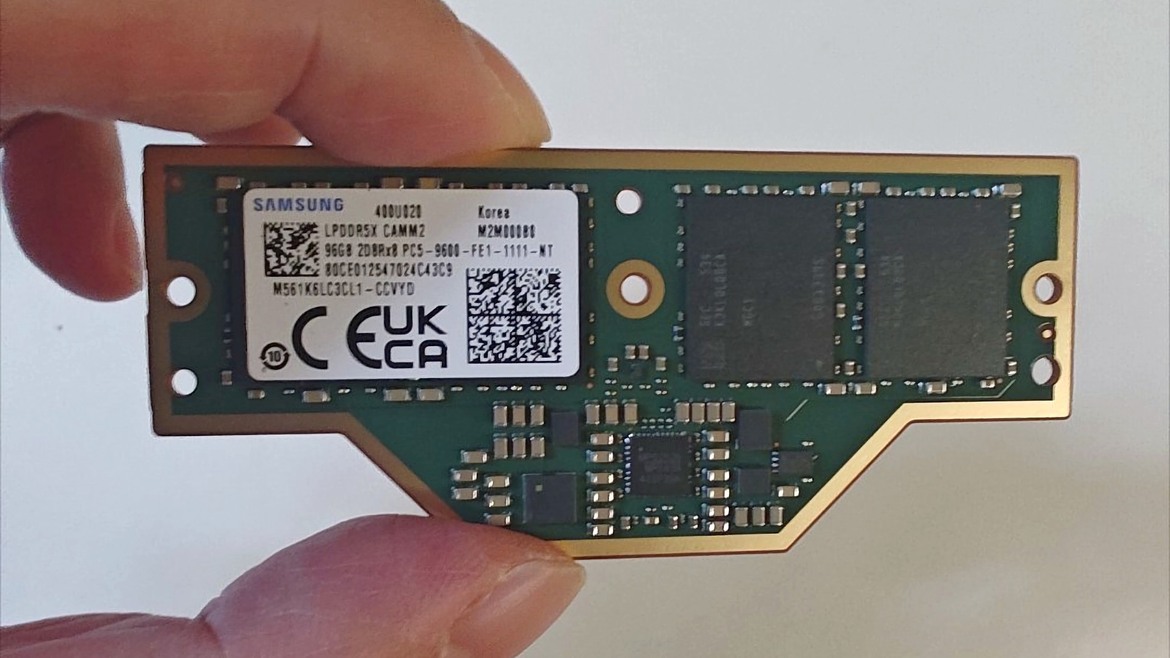 Lenovo Reveals Ultra-Fast And Capacious 96GB LPCAMM2 Memory At 9600 MT/s