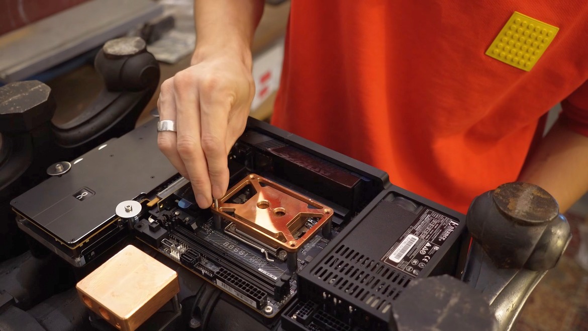 Epic Cast Iron Radiator Gaming PC Weighs 218 Lbs And Rocks An RTX 5080