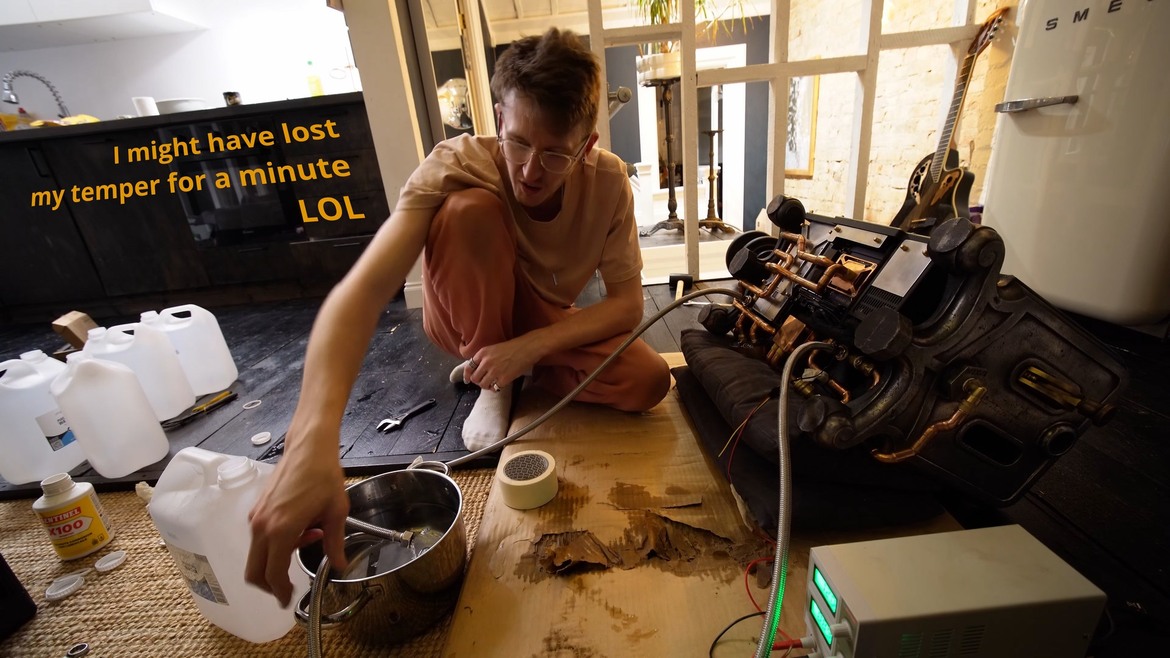 Epic Cast Iron Radiator Gaming PC Weighs 218 Lbs And Rocks An RTX 5080