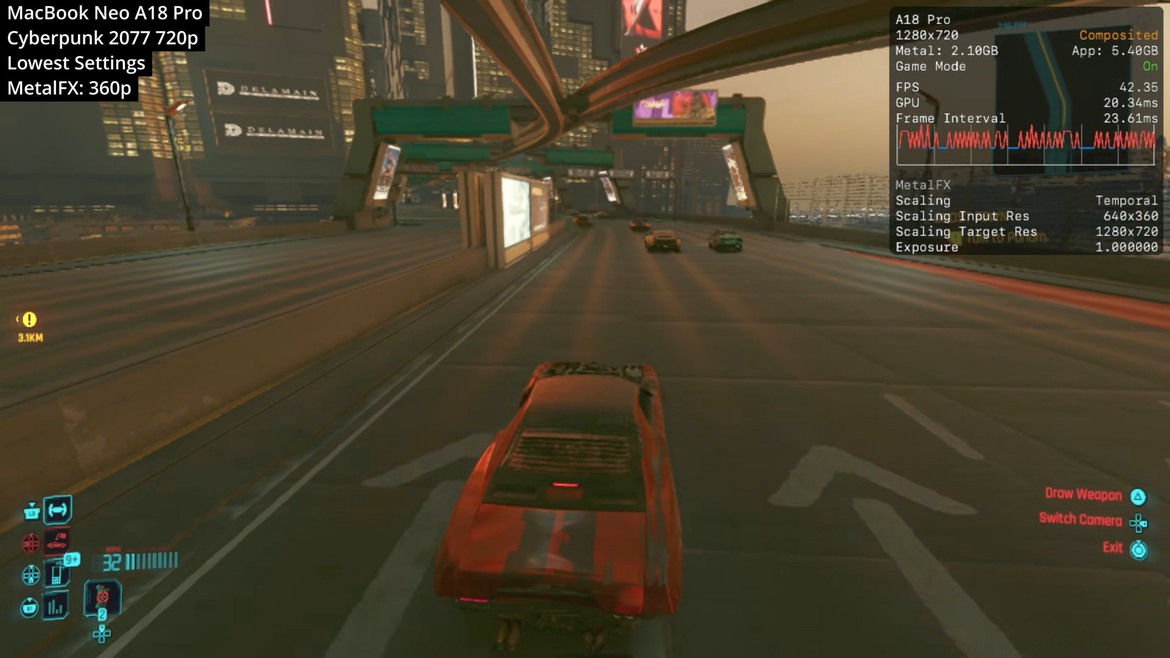 MacBook Neo Tested With Cyberpunk 2077, Elden Ring And 8 More Games