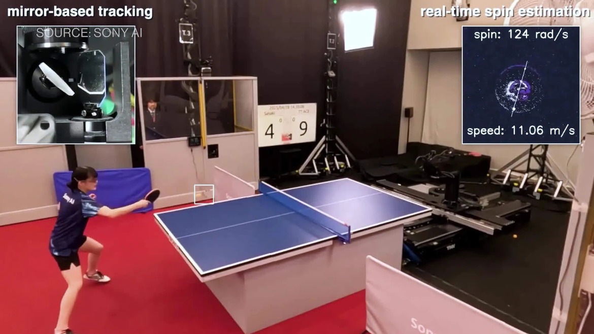 Sony's Table Tennis Robot Ace Defeats Top Human Players