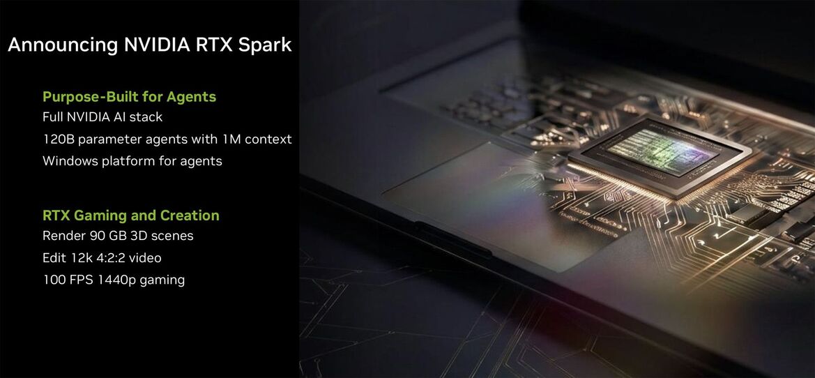 NVIDIA Officially Enters PC Market: RTX Spark Unveiled At Computex 2026