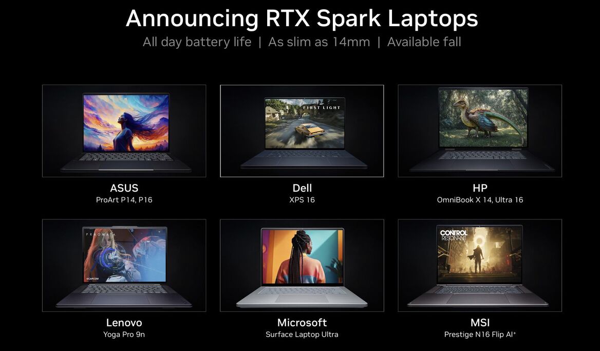 NVIDIA Officially Enters PC Market: RTX Spark Unveiled At Computex 2026