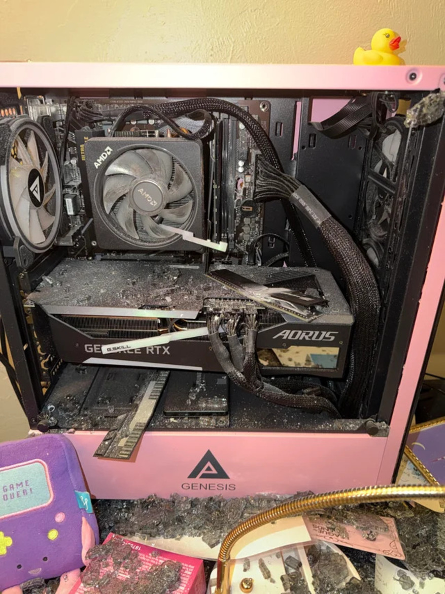 Gaming PC Catches Stray Bullet In Bizarre Incident Involving Neighbor's Dog
