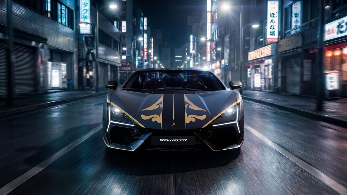Lamborghini Unveils Samurai-Inspired Revuelto Impavido V12 Hybrid Supercar