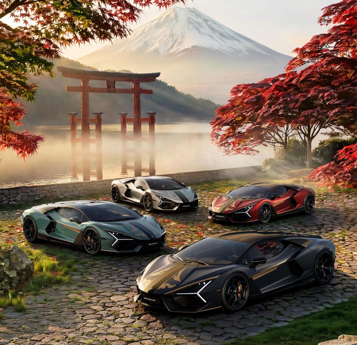 Lamborghini Unveils Samurai-Inspired Revuelto Impavido V12 Hybrid Supercar