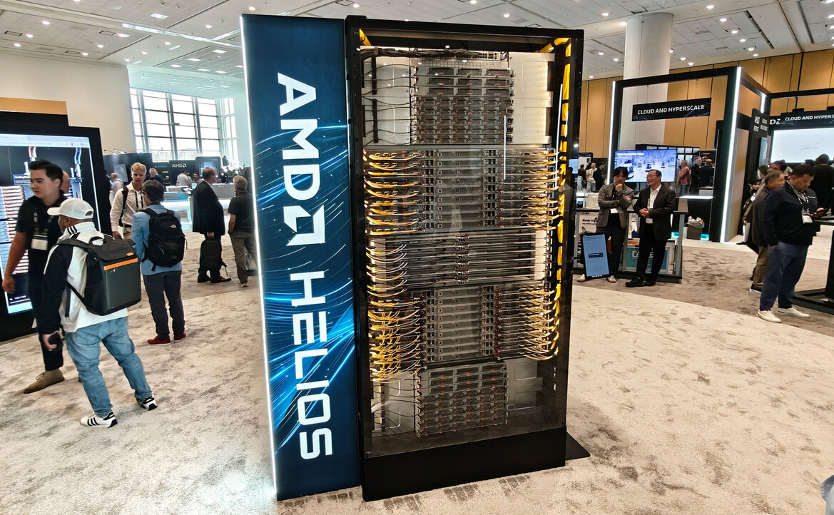 AMD Ships Helios AI Rack With EPYC 9006 CPUs, Instinct MI400X GPUs And More At Advancing AI 2026