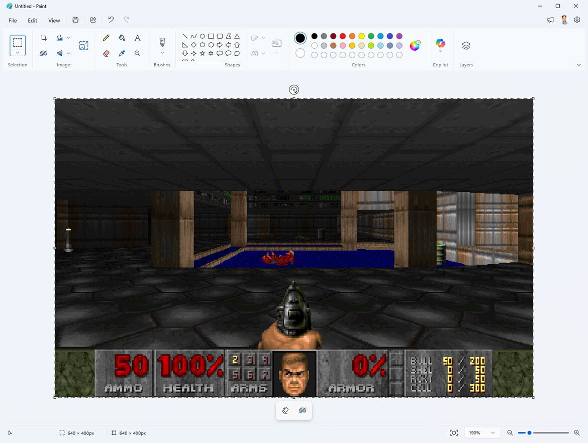 Doom Just Found Its Weirdest New Home: Microsoft Paint