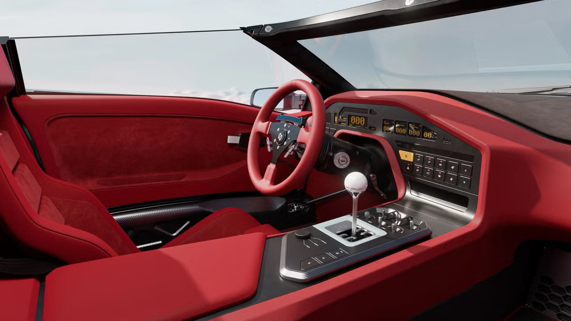 Eccentrica V12 Roadster Reimagines Lamborghini Diablo With 550 HP Open Air Thrills