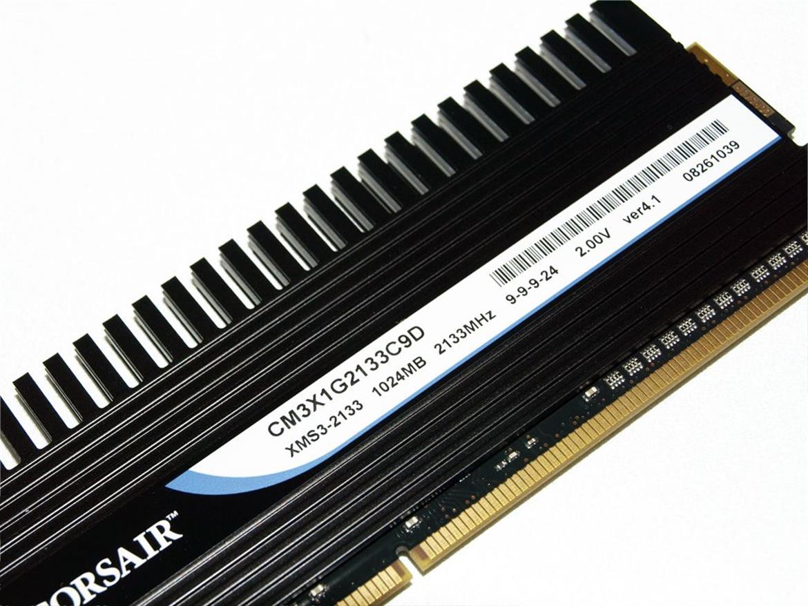 Corsair Unleashes 2.13GHz DDR3 Memory Kit