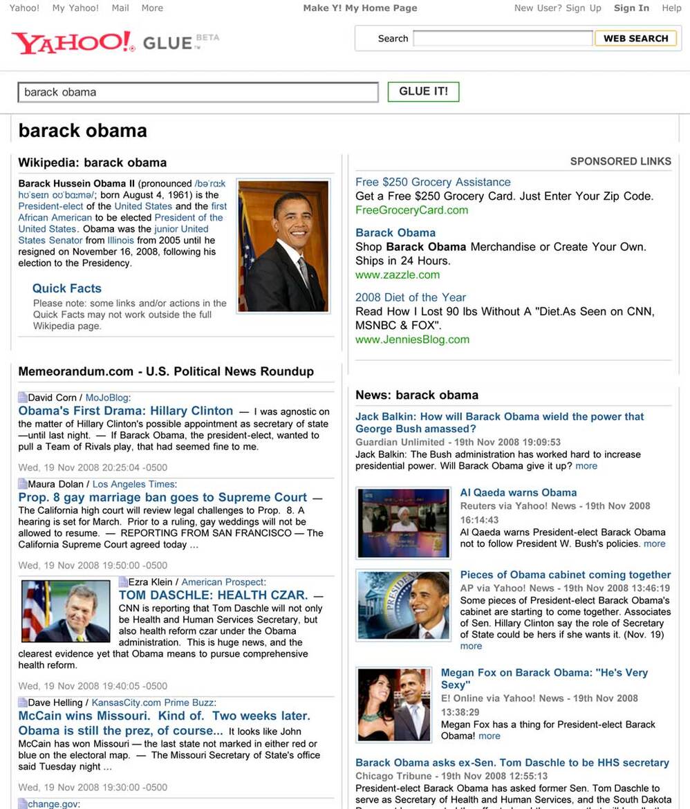 Yahoo! Glue Visually Organizes Search Results