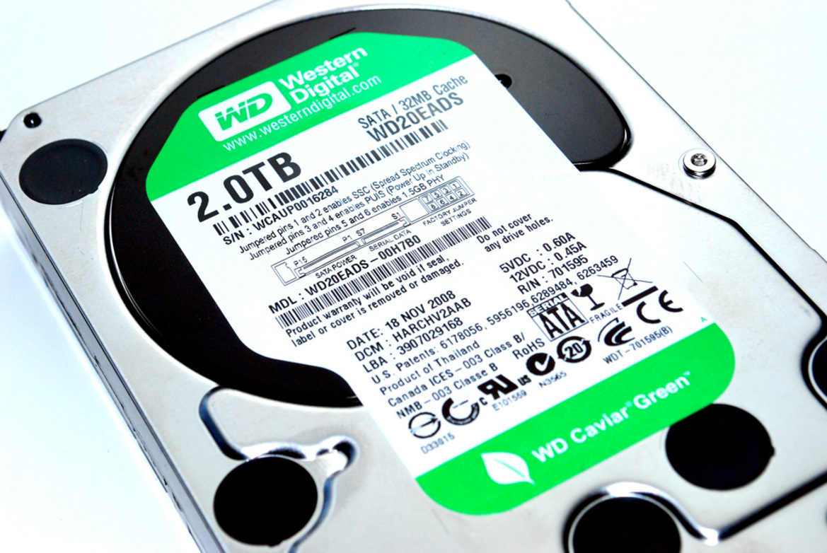 Western Digital 2TB Caviar Green Drive Preview